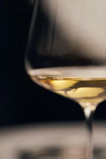 Calice di vino bianco